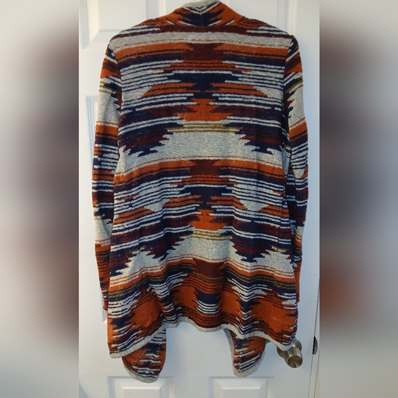 Lucky Brand Aztec Print Open‑Front Cardigan – Size Small - Picture 5 of 5